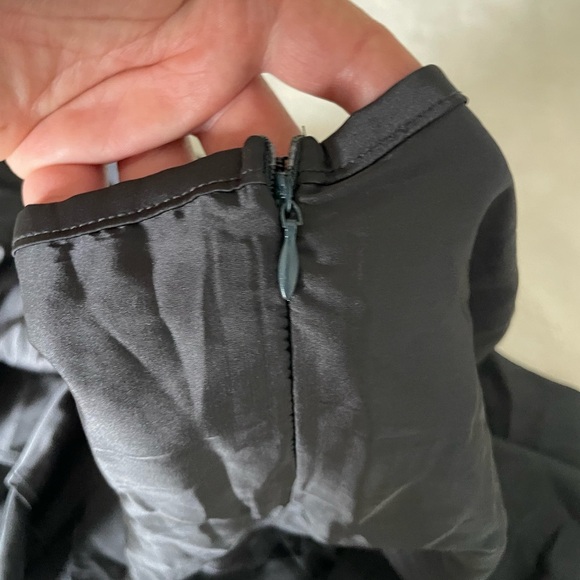 Lioness Turlington Satin Asymmetrical Black Skirt - Picture 4 of 6